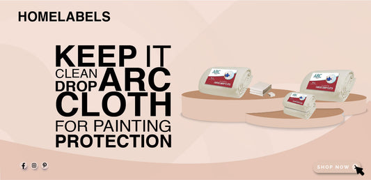 Keep It Clean ARC Drop Cloth for Painting Protection: