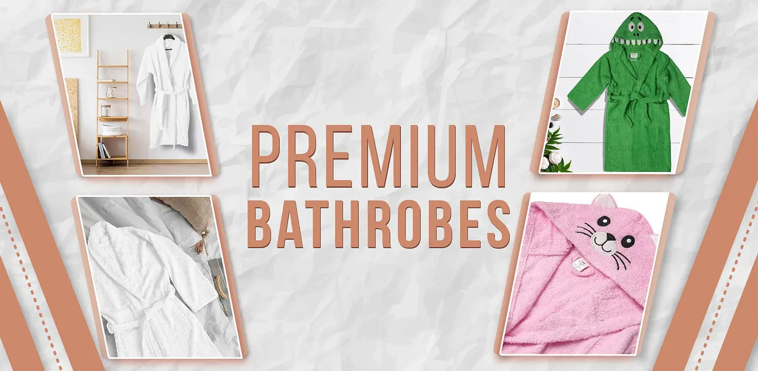 Bathrobes for men , women and kids