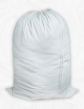 Home Labels Cotton Laundry Bag – 2 Pack, Natural, 30”x 40” – Commercial Grade 100% Cotton, Designed for Heavy Duty Use, College Laundry Bags, Laundromat and Household Storage – Ivory