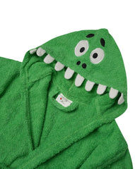 Home Labels Bathrobe for Kids | Crocodile Theme Hooded Green Cotton Bath Robes For Kids | Terry Cloth Robes for Kids | Towel Bathrobe | Lightweight Plush Long Bathrobe
