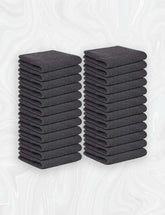 Home Labels Salon Towels for Hair Stylist, Pack of 24 - 16 x 26 inches - Ring Spun Hand Towels with Maximum Softness & Absorbency, 100% Cotton Hand Towel | Spa Towels | Facial Towels Bulk