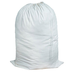 Home Labels Cotton Laundry Bag – 2 Pack, Natural, 30”x 40” – Commercial Grade 100% Cotton, Designed for Heavy Duty Use, College Laundry Bags, Laundromat and Household Storage – Ivory