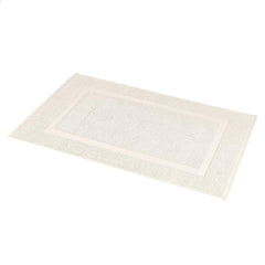 Home labels Bath Mats Cream 4 Pack Bathroom Floor Mat Super Absorbent, Quick Dry, Double Side Shower Rug, 100% Ring Spun Cotton Bath Mat Rug 20x27 Inch.