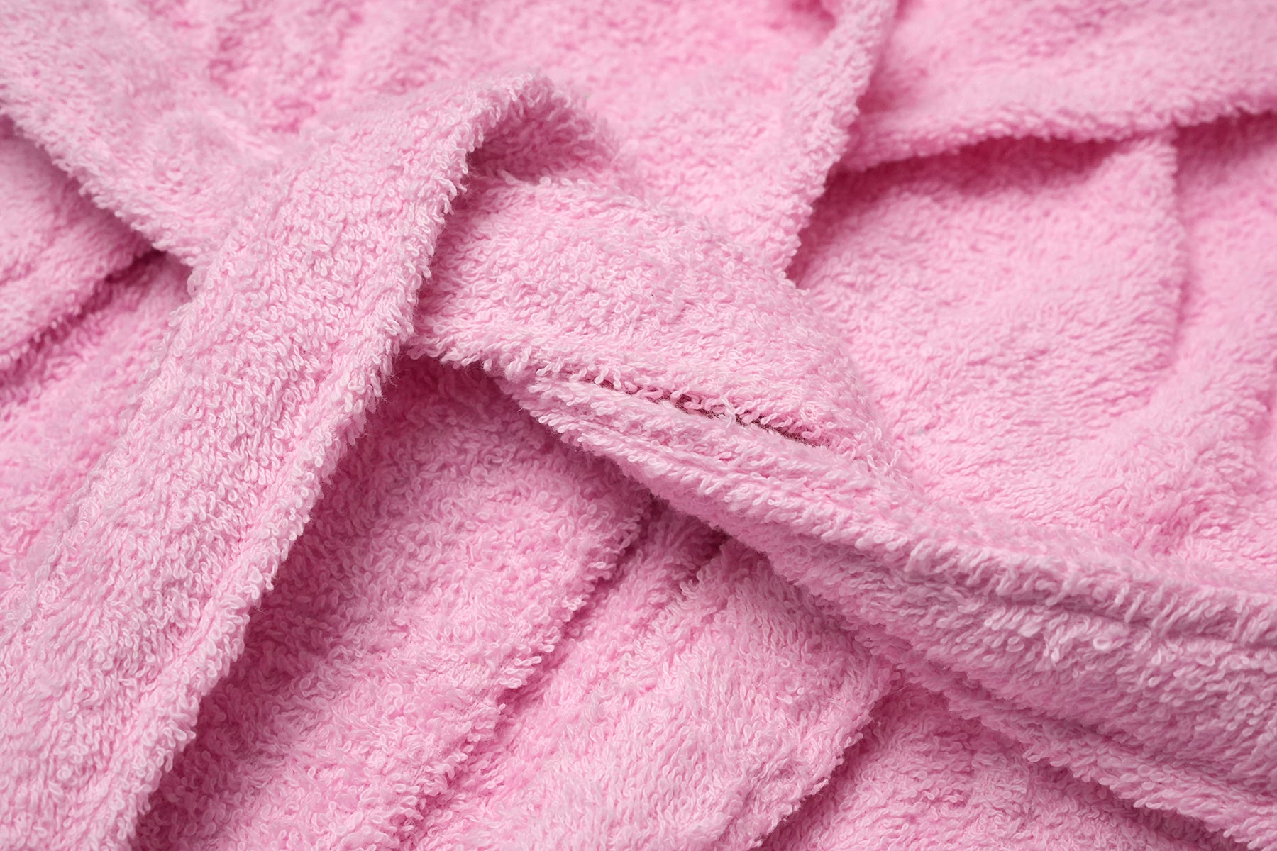 Pink Terry Cloth Fabric