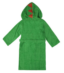 Home Labels Bathrobe for Kids | Crocodile Theme Hooded Green Cotton Bath Robes For Kids | Terry Cloth Robes for Kids | Towel Bathrobe | Lightweight Plush Long Bathrobe
