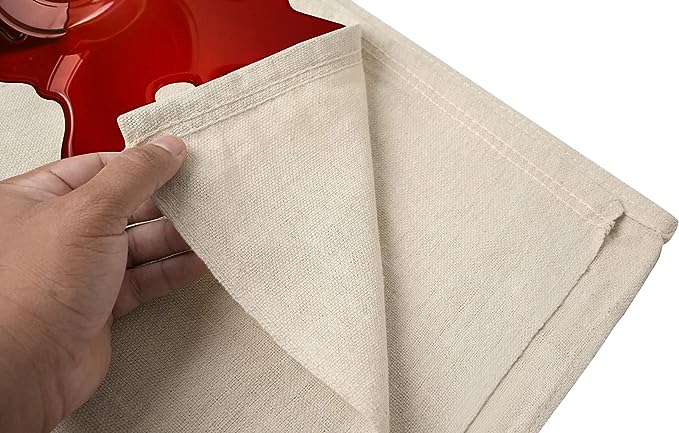 ARC Drop Cloth for Painting Pack of 1 - 9 X 12 Feet Pure Cotton Odorless Painters Drop Cloth for Painting, Furniture & Floor Protection All Purpose Thick Canvas tarp.