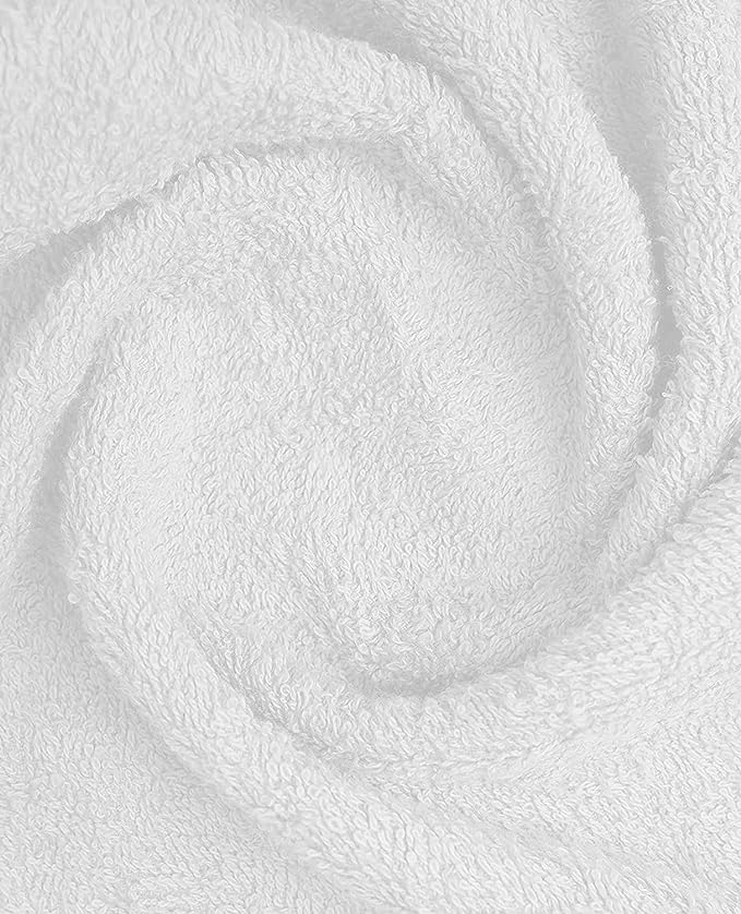 Home Labels Salon Towels for Hair Stylist, Pack of 24 - 16 x 26 inches - Ring Spun Hand Towels with Maximum Softness & Absorbency, 100% Cotton Hand Towel | Spa Towels | Facial Towels Bulk